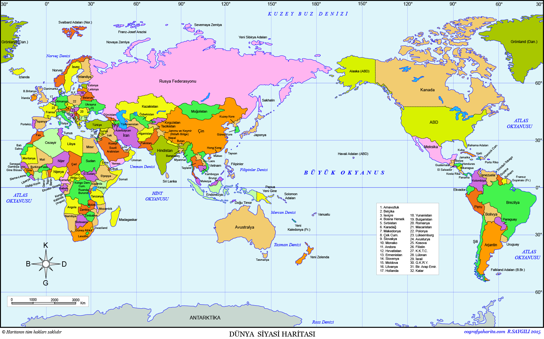 Dünya Haritası 3