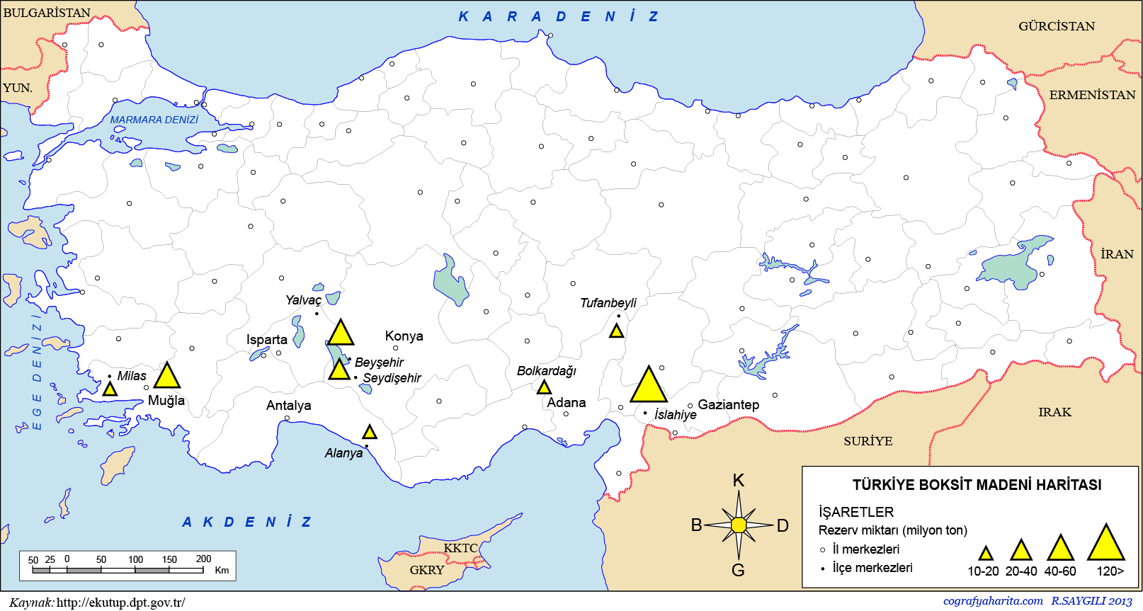 Turkiye Boksit Madeni Haritasi Boksit Madeni Nerede Hangi Illerde Bulunur Ve Nasil Cikartilir