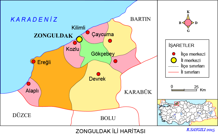 Zonguldak Haritası